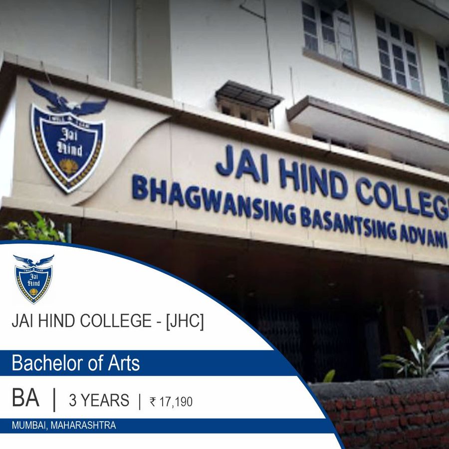 Bachelor of Arts [BA] at Jai Hind College , Mumbai